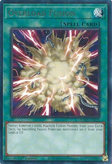 Overload Fusion Maze of Memories Yu-Gi-Oh! card