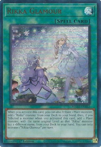 Rikka Glamour Maze of Memories Yu-Gi-Oh! card