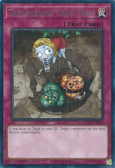 Treacherous Trap Hole Maze of Memories Yu-Gi-Oh! card