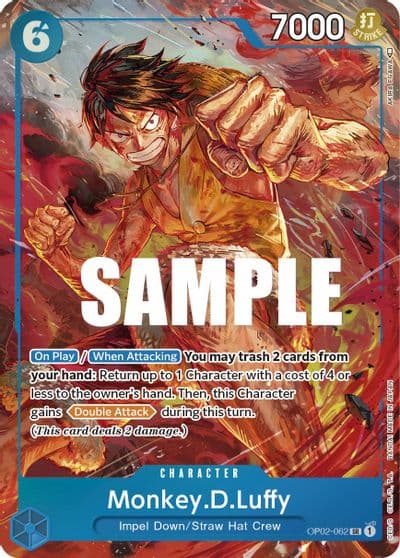 MonkeyDLuffy 062 Alternate Art Paramount War One Piece card