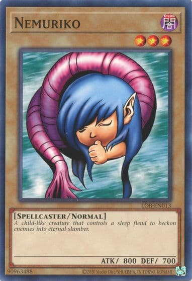 Nemuriko Legend of Blue Eyes White Dragon (25th Anniversary Edition) Yu-Gi-Oh! card