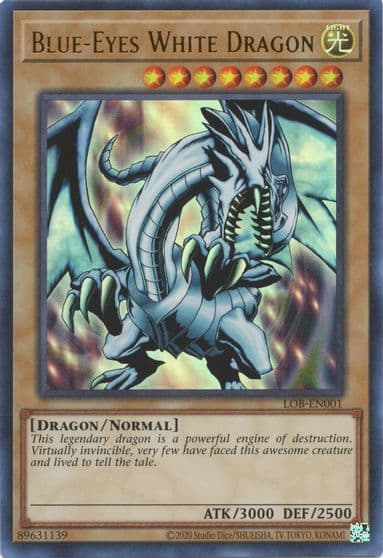 Blue Eyes White Dragon Legend of Blue Eyes White Dragon (25th Anniversary Edition) Yu-Gi-Oh! card