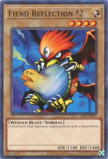 Fiend Reflection 2 Legend of Blue Eyes White Dragon (25th Anniversary Edition) Yu-Gi-Oh! card