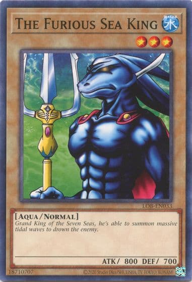 The Furious Sea King Legend of Blue Eyes White Dragon (25th Anniversary Edition) Yu-Gi-Oh! card