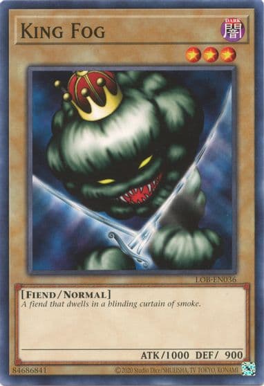 King Fog Legend of Blue Eyes White Dragon (25th Anniversary Edition) Yu-Gi-Oh! card