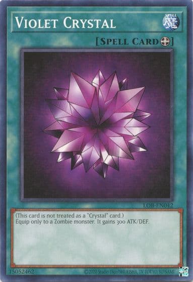 Violet Crystal Legend of Blue Eyes White Dragon (25th Anniversary Edition) Yu-Gi-Oh! card