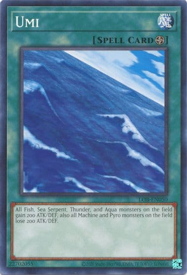 Umi Legend of Blue Eyes White Dragon (25th Anniversary Edition) Yu-Gi-Oh! card