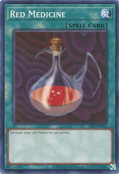Red Medicine Legend of Blue Eyes White Dragon (25th Anniversary Edition) Yu-Gi-Oh! card