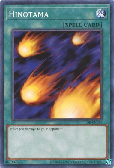 Hinotama Legend of Blue Eyes White Dragon (25th Anniversary Edition) Yu-Gi-Oh! card