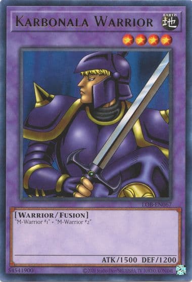 Karbonala Warrior Legend of Blue Eyes White Dragon (25th Anniversary Edition) Yu-Gi-Oh! card