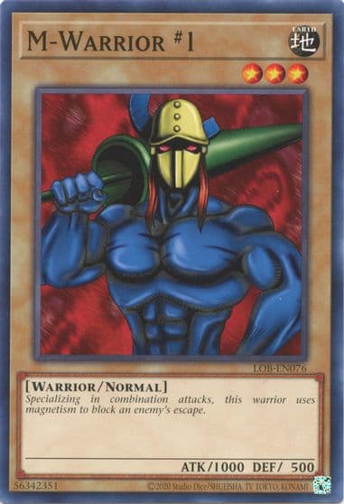 M Warrior 1 Legend of Blue Eyes White Dragon (25th Anniversary Edition) Yu-Gi-Oh! card