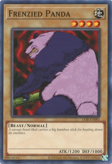 Frenzied Panda Legend of Blue Eyes White Dragon (25th Anniversary Edition) Yu-Gi-Oh! card
