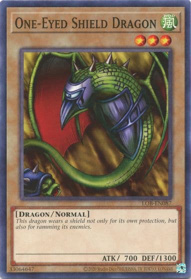 One Eyed Shield Dragon Legend of Blue Eyes White Dragon (25th Anniversary Edition) Yu-Gi-Oh! card