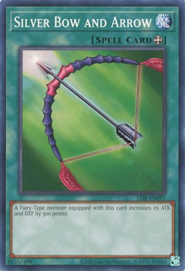 Silver Bow and Arrow Legend of Blue Eyes White Dragon (25th Anniversary Edition) Yu-Gi-Oh! card