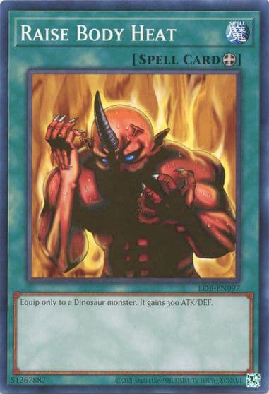 Raise Body Heat Legend of Blue Eyes White Dragon (25th Anniversary Edition) Yu-Gi-Oh! card