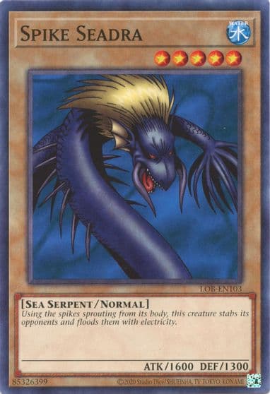 Spike Seadra Legend of Blue Eyes White Dragon (25th Anniversary Edition) Yu-Gi-Oh! card
