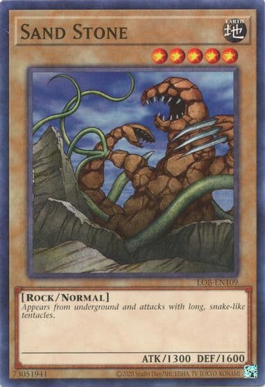Sand Stone Legend of Blue Eyes White Dragon (25th Anniversary Edition) Yu-Gi-Oh! card