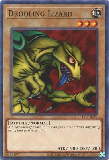 Drooling Lizard Legend of Blue Eyes White Dragon (25th Anniversary Edition) Yu-Gi-Oh! card