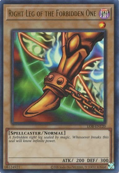 Right Leg of the Forbidden One Legend of Blue Eyes White Dragon (25th Anniversary Edition) Yu-Gi-Oh! card