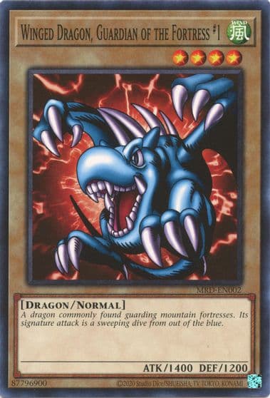 Winged Dragon Guardian of the Fortress 1 Metal Raiders (25th Anniversary Edition) Yu-Gi-Oh! card