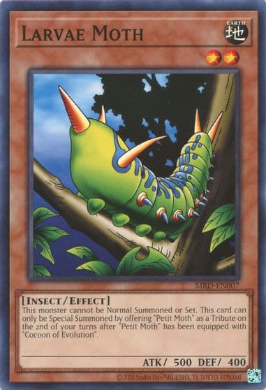 Larvae Moth Metal Raiders (25th Anniversary Edition) Yu-Gi-Oh! card