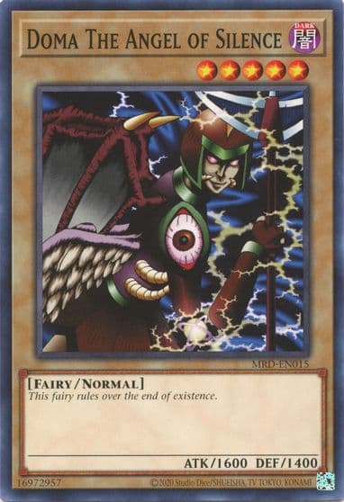 Doma The Angel of Silence Metal Raiders (25th Anniversary Edition) Yu-Gi-Oh! card