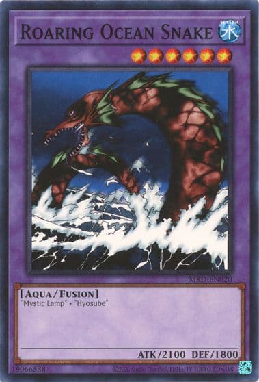 Roaring Ocean Snake Metal Raiders (25th Anniversary Edition) Yu-Gi-Oh! card