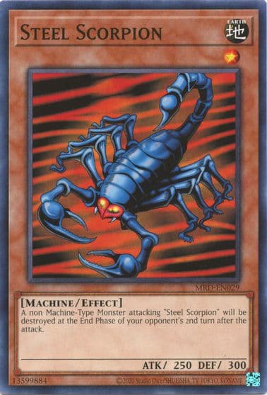 Steel Scorpion Metal Raiders (25th Anniversary Edition) Yu-Gi-Oh! card