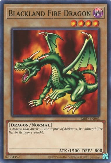 Blackland Fire Dragon Metal Raiders (25th Anniversary Edition) Yu-Gi-Oh! card