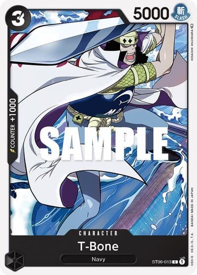 T Bone Starter Deck 6: Absolute Justice One Piece card