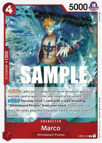 Marco Paramount War One Piece card