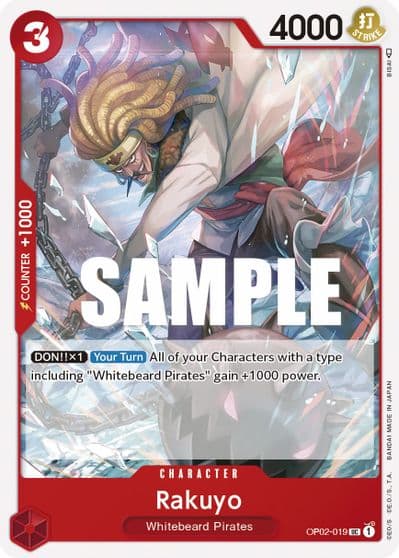 Rakuyo Paramount War One Piece card