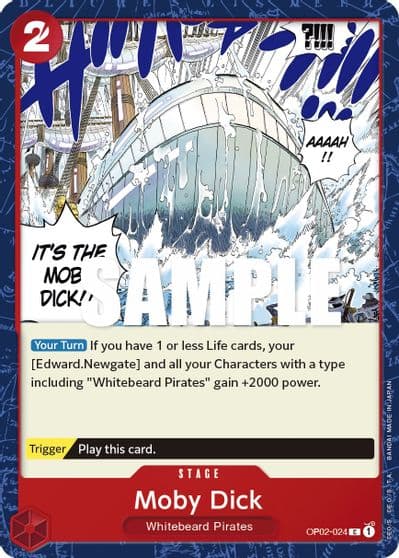 Moby Dick Paramount War One Piece card