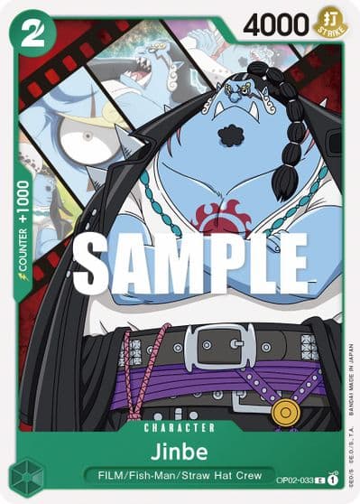 Jinbe Paramount War One Piece card