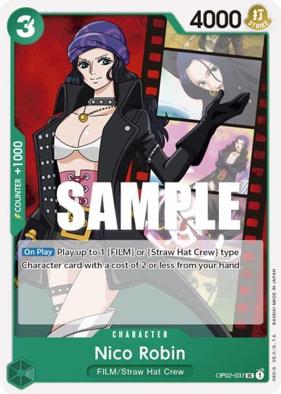 Nico Robin Paramount War One Piece card