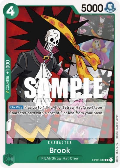 Brook Paramount War One Piece card