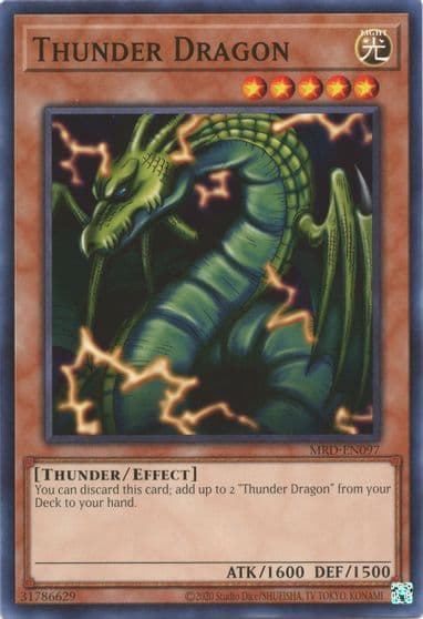 Thunder Dragon Metal Raiders (25th Anniversary Edition) Yu-Gi-Oh! card
