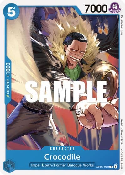 Crocodile Paramount War One Piece card