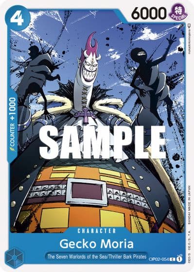 Gecko Moria Paramount War One Piece card