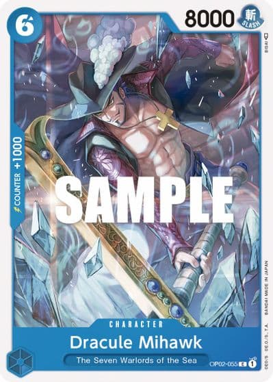 Dracule Mihawk Paramount War One Piece card