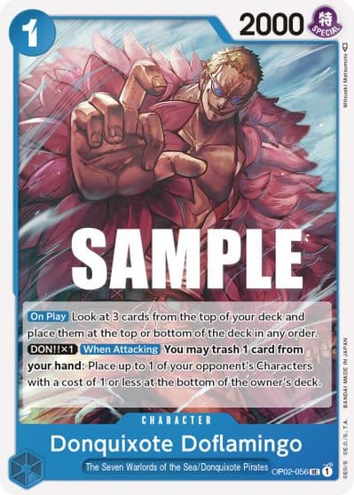 Donquixote Doflamingo Paramount War One Piece card