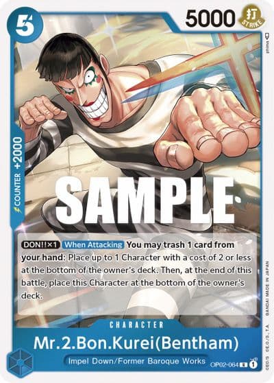 Mr2BonKurei Bentham Paramount War One Piece card