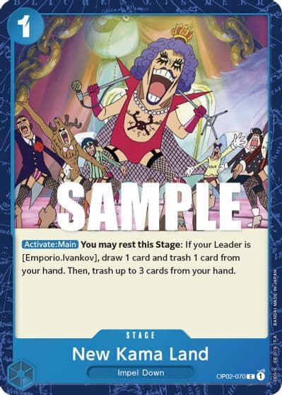 New Kama Land Paramount War One Piece card