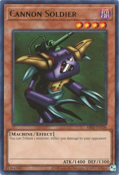 Cannon Soldier Metal Raiders (25th Anniversary Edition) Yu-Gi-Oh! card