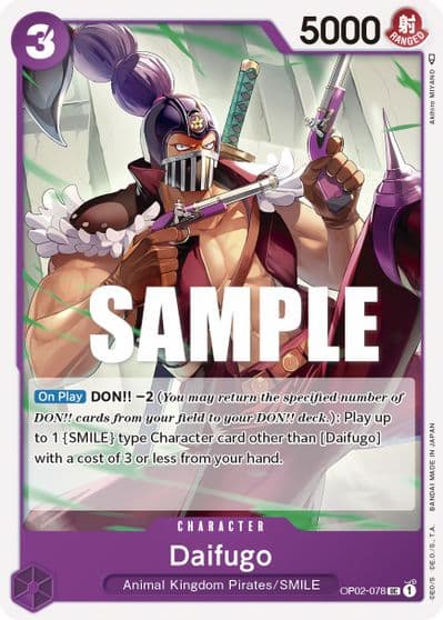 Daifugo Paramount War One Piece card