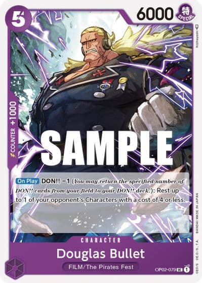 Douglas Bullet Paramount War One Piece card