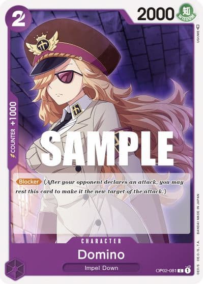 Domino Paramount War One Piece card