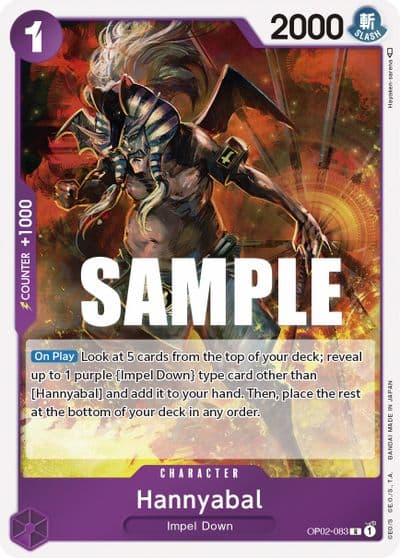 Hannyabal Paramount War One Piece card