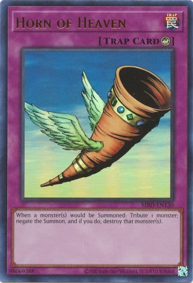 Horn of Heaven Metal Raiders (25th Anniversary Edition) Yu-Gi-Oh! card