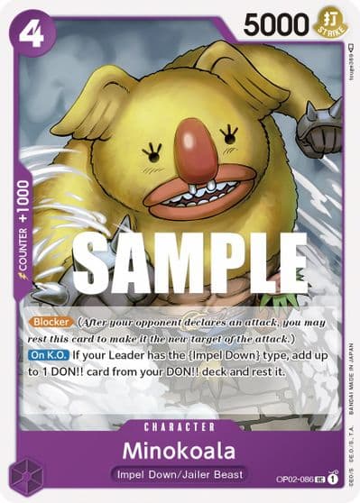 Minokoala Paramount War One Piece card
